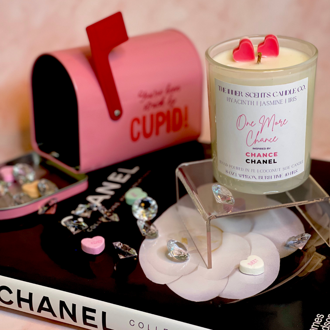 Chanel Inspired logo candle
