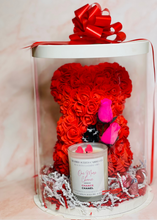 Load image into Gallery viewer, Rose Bear Gift Set (Red) -- LOCAL DELIVERY ONLY
