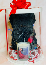 Load image into Gallery viewer, Rose Bear Gift Set (Black) -- LOCAL DELIVERY ONLY
